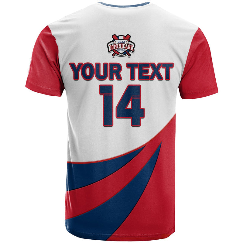 Custom Republica Dominicana 2023 Baseball T Shirt