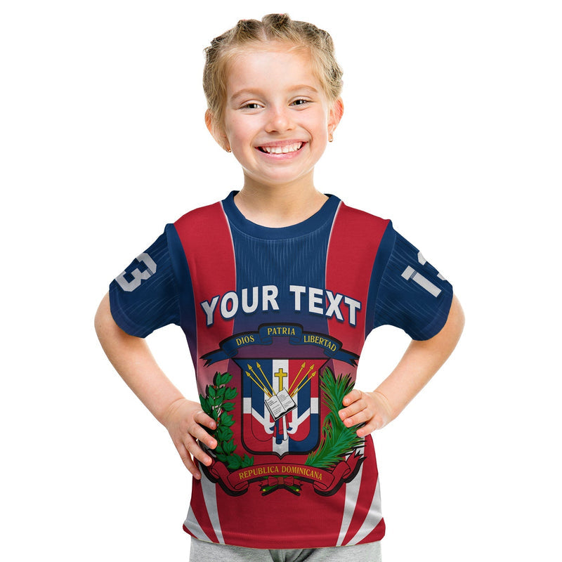 Custom Dominican Republic Dominicana Style Sporty T Shirt