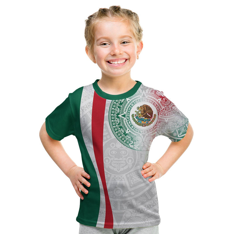 Custom Mexico Mexican Eagles Aztec Pattern T Shirt