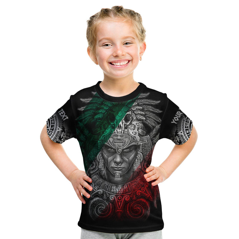 Custom Mexico Warrior Eagle Aztec T Shirt