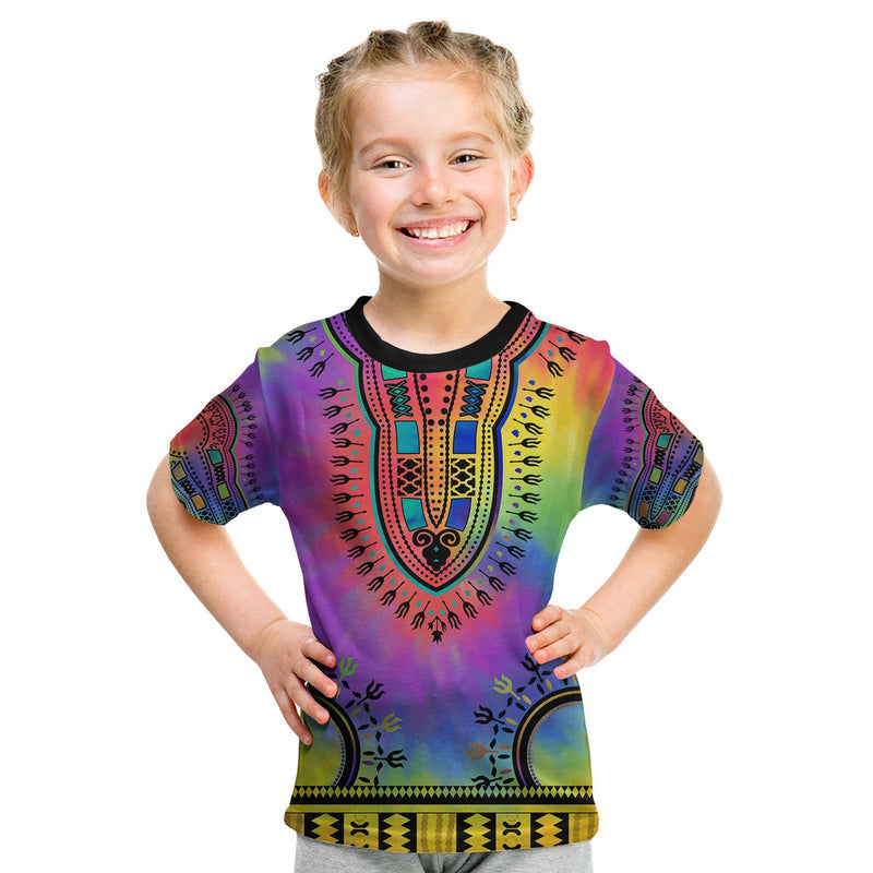Custom Dashiki Tie Dye African Pattern T Shirt