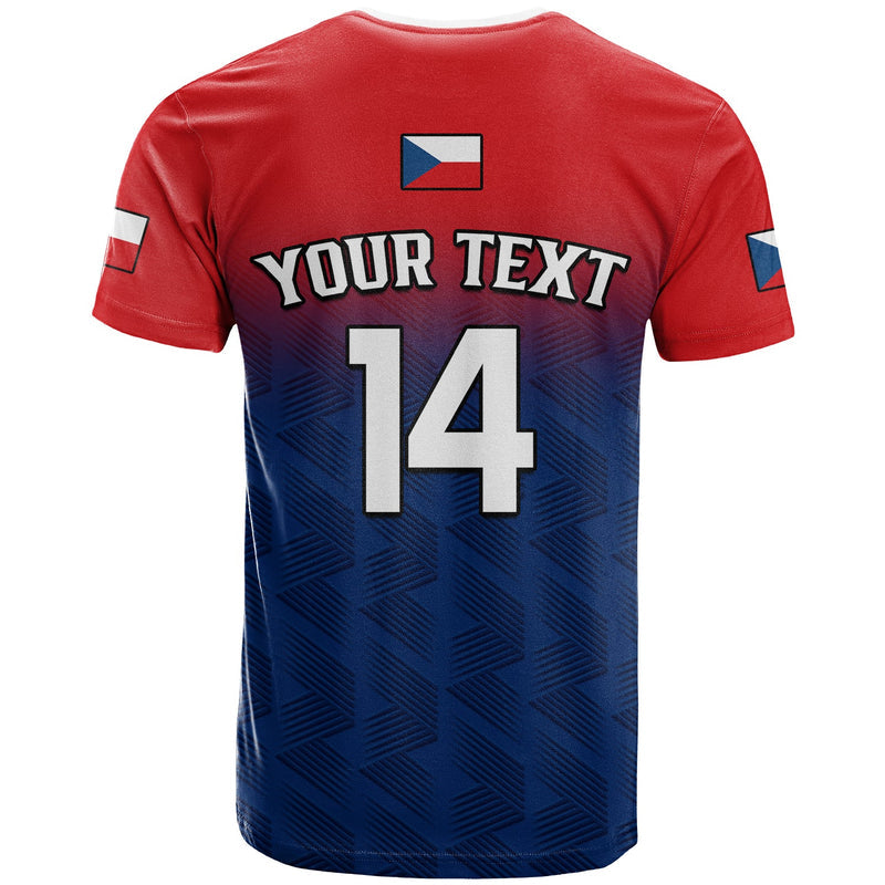 Custom Czech Republic 2023 Baseball T Shirt