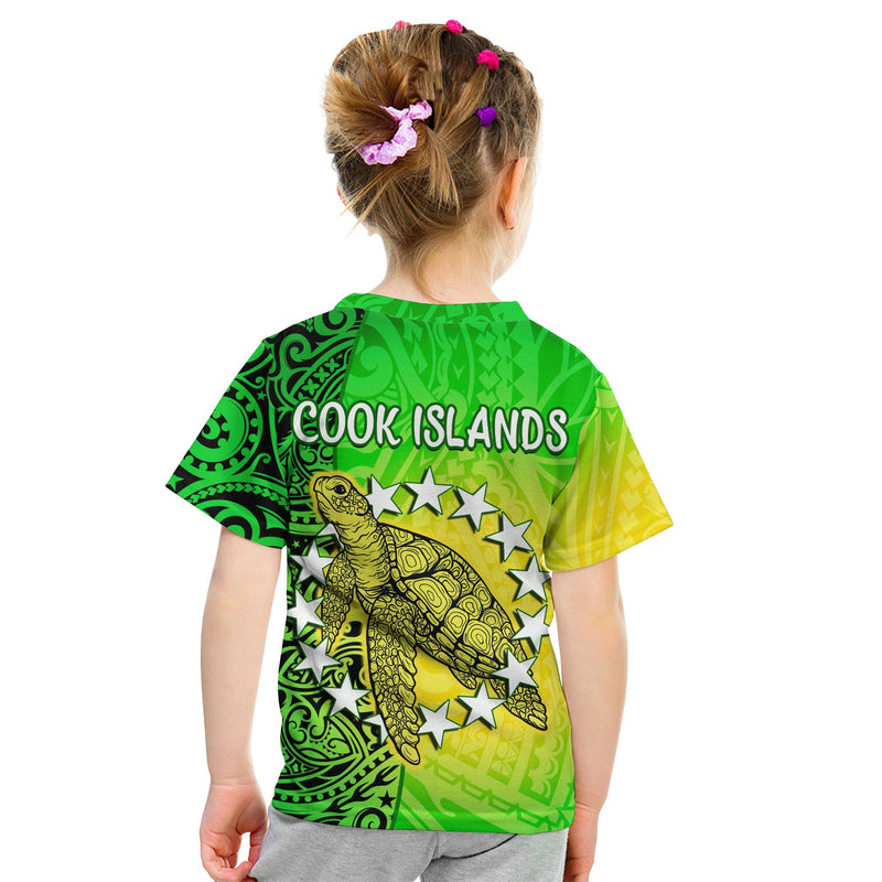 Custom Cook Islands Cook Islands Coat Of Arms Turtle Polynesian T Shirt