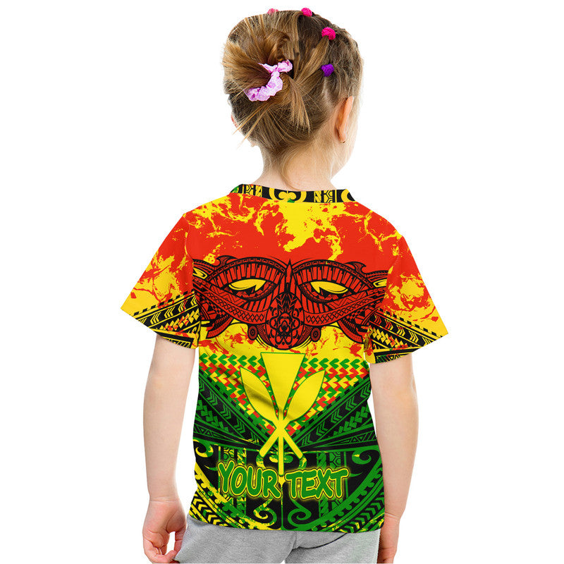 Custom Hawaiian Tribal Kanaka Maoli Reggae Polynesian Version T Shirt