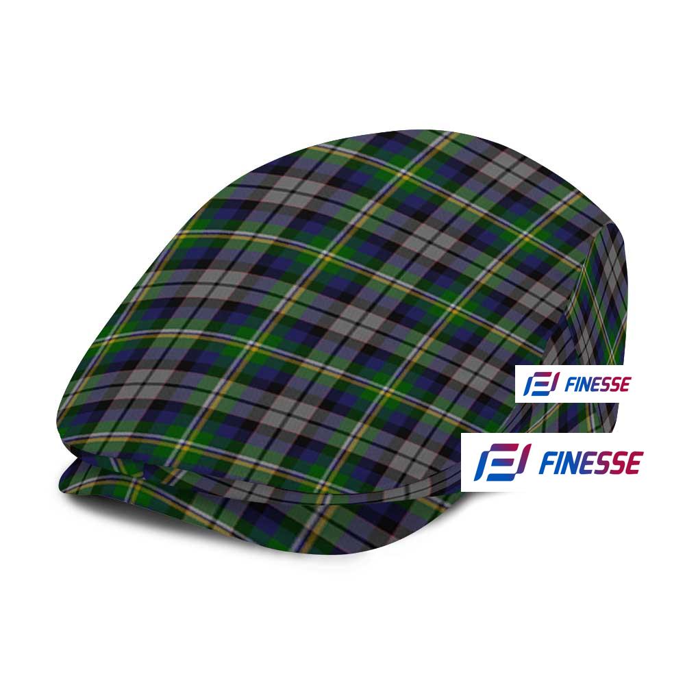 Abel Tartan Jeff Hat, Tartan Flat Cap