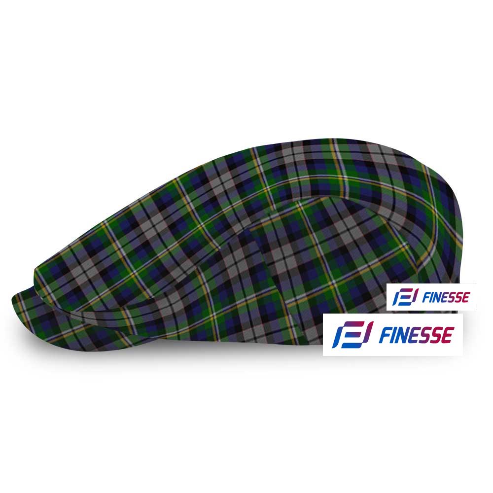 Abel Tartan Jeff Hat, Tartan Flat Cap