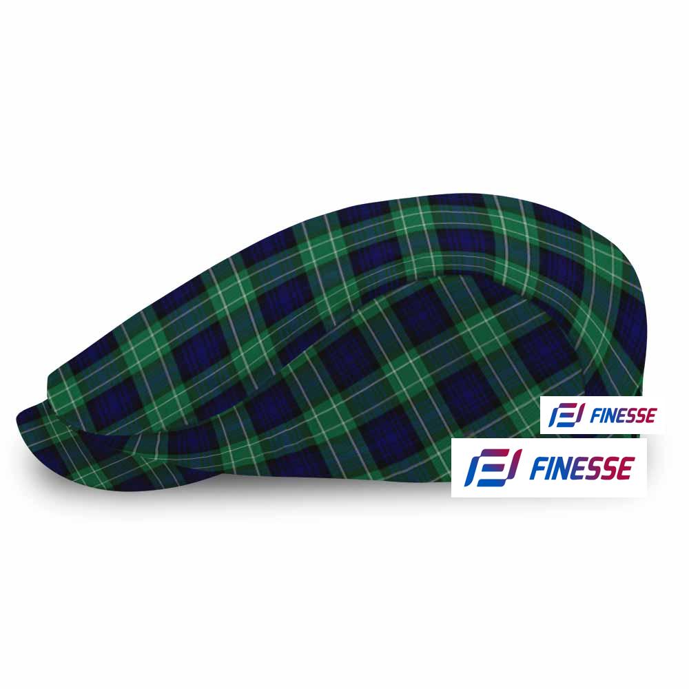 Abercrombie Tartan Jeff Hat, Tartan Flat Cap