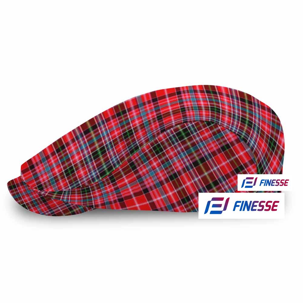 Aberdeen District Tartan Jeff Hat, Tartan Flat Cap