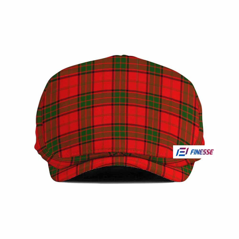 Adair Tartan Jeff Hat, Tartan Flat Cap
