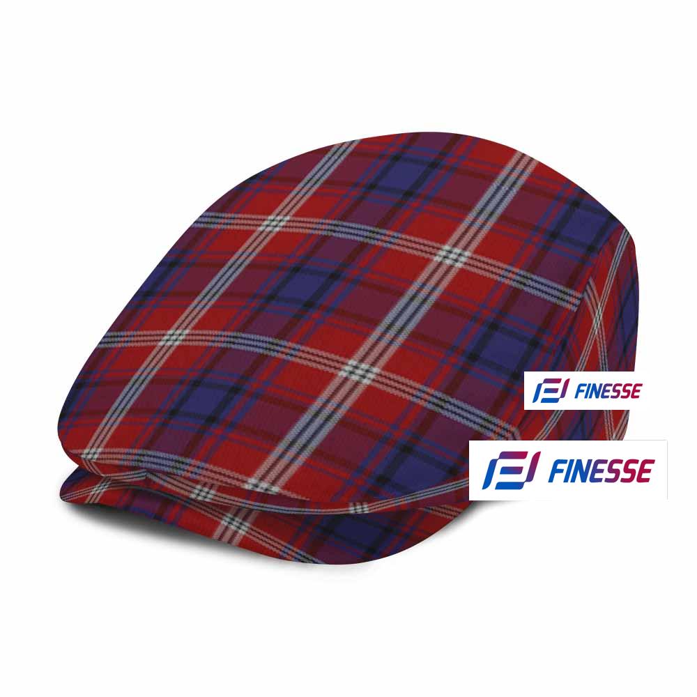 Ainslie Tartan Jeff Hat, Tartan Flat Cap