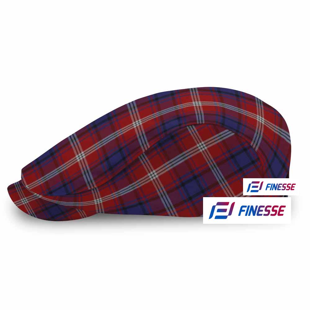 Ainslie Tartan Jeff Hat, Tartan Flat Cap