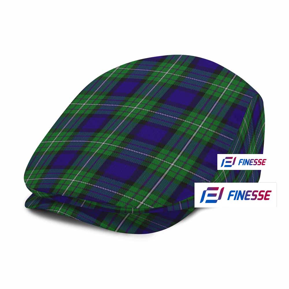 Alexander Tartan Jeff Hat, Tartan Flat Cap