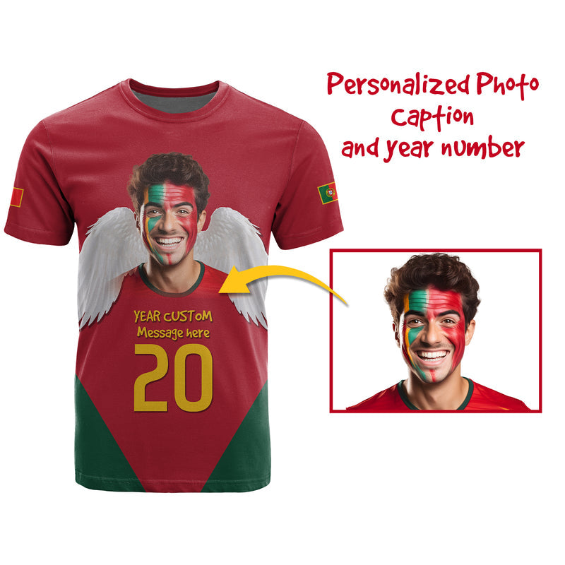 Custom Photo Portuguese Footballer 1996-2025 Thank You For The Memories T Shirt