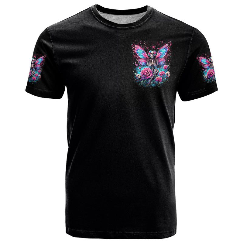 Fairy Skull This Girl Powered By Bitch Dust T Shirt