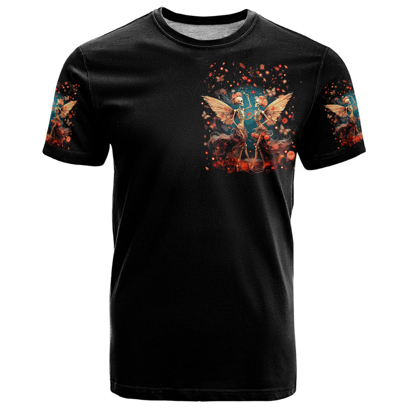 Fairy Skull Hello Darkness My Old Friend T Shirt