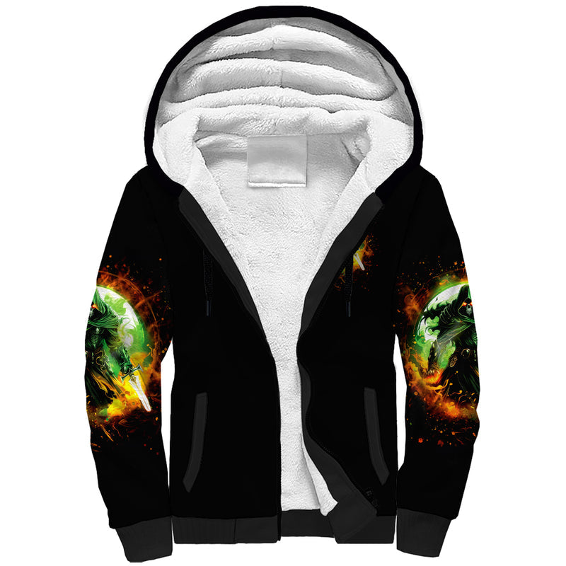 Fairy Skull In My Next Life I Want To Be The Karme Fairy Sherpa Hoodie