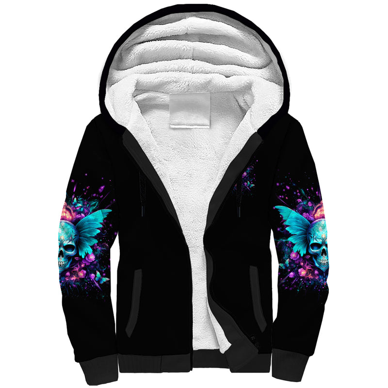 Fairy Skull In My Next Life I Want To Be The Karme Fairy Sherpa Hoodie