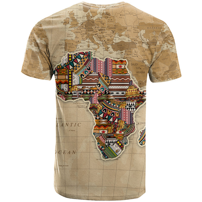 Africa On World Map T Shirt