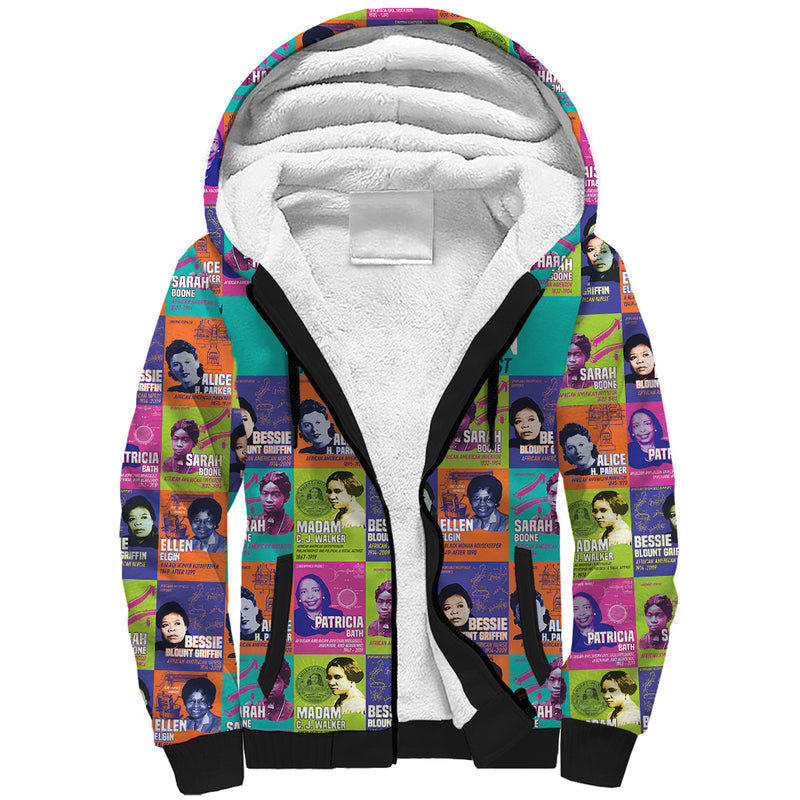 African Women Inventors Without Black Women These Things Would Not Exist Sherpa Hoodie