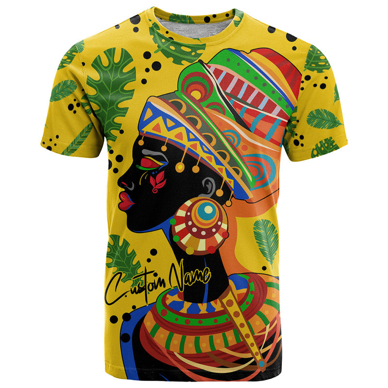 Africa Woman Tropical Style T Shirt