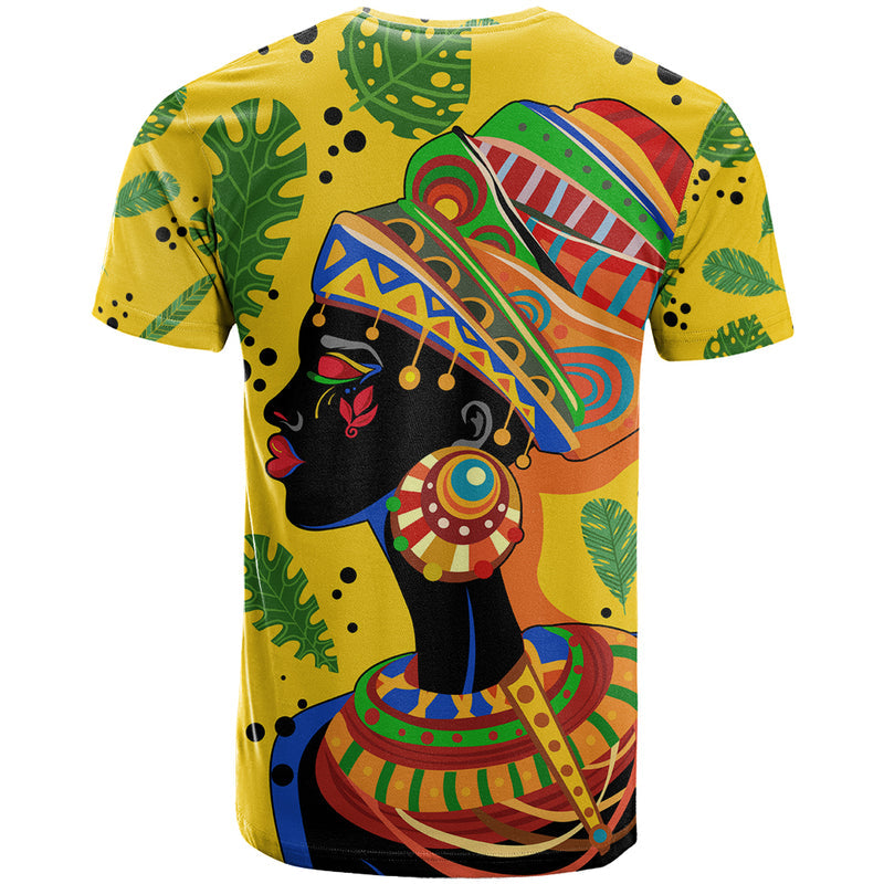 Africa Woman Tropical Style T Shirt