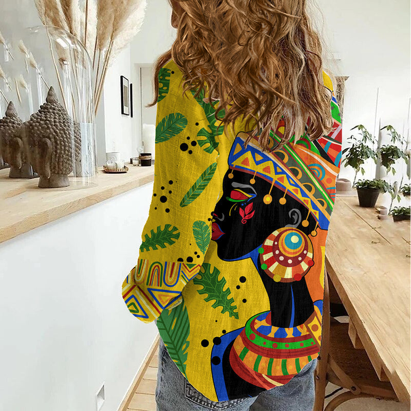 Africa Woman Tropical Style Women Casual Shirt