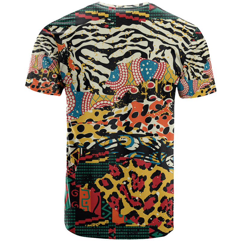 Africa Animal Pattern T Shirt