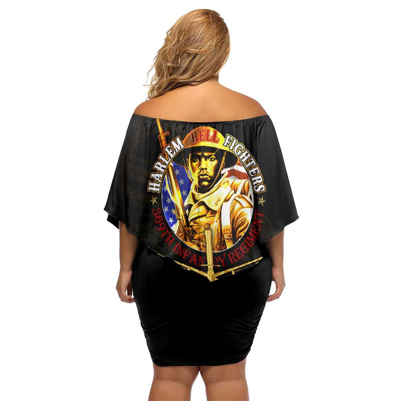 369 A Symbol Of Valor And Dignity Off Shoulder Short Dress