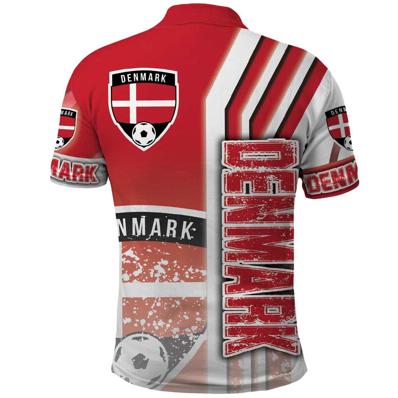 Denmark Football Danish Dynamite Soccer - Road To Champion Polo Shirt