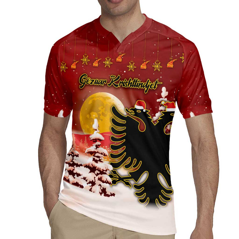 Albania Christmas Gezuar Krishtlindjet Rugby Jersey