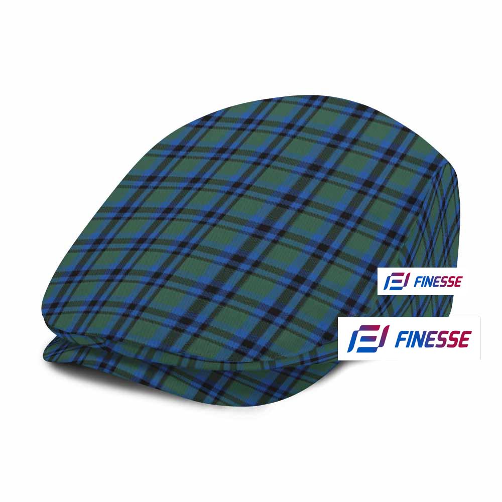 Falconer Tartan Jeff Hat, Tartan Flat Cap