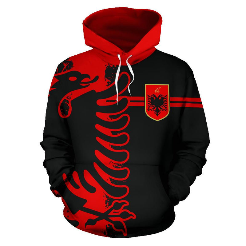 Albania Flag Mystic Hoodie