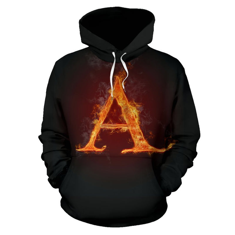 Albania All Over Fire Hoodie