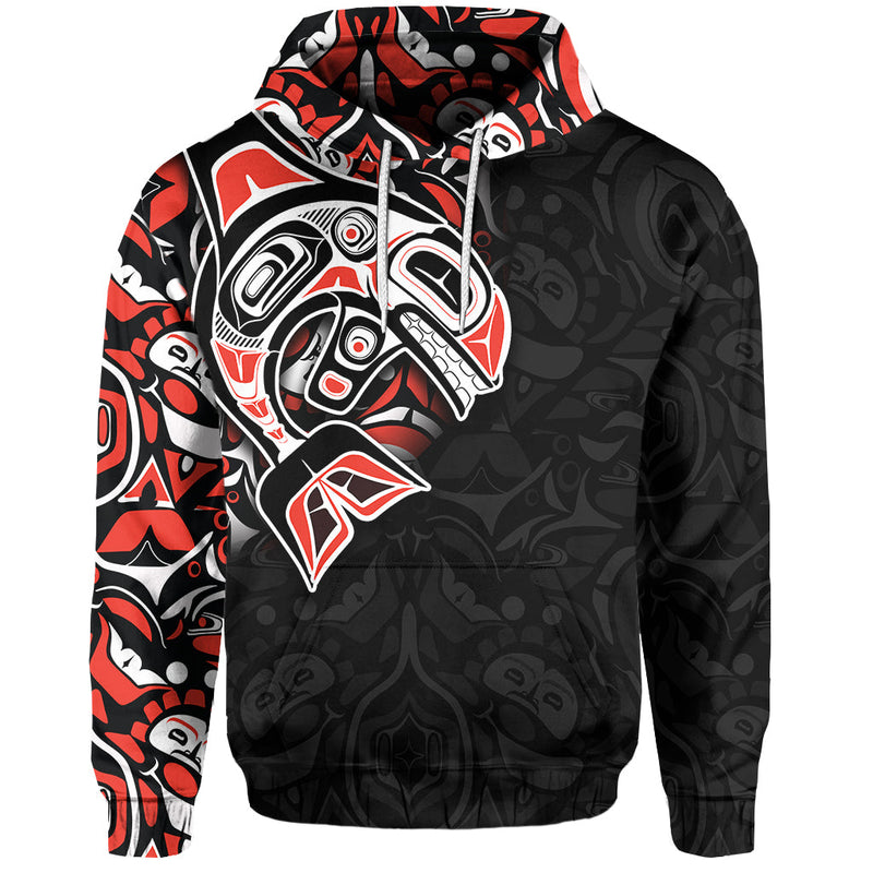 Custom Canada Haida Killer Whale Hoodie