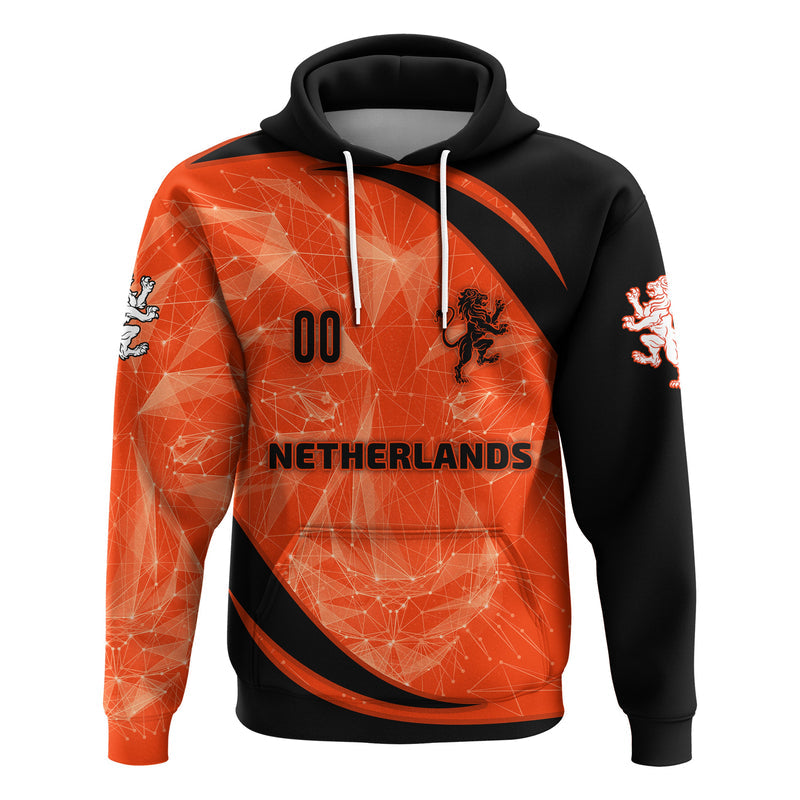 Custom The Netherlands Football 2021 Sport Style Hoodie
