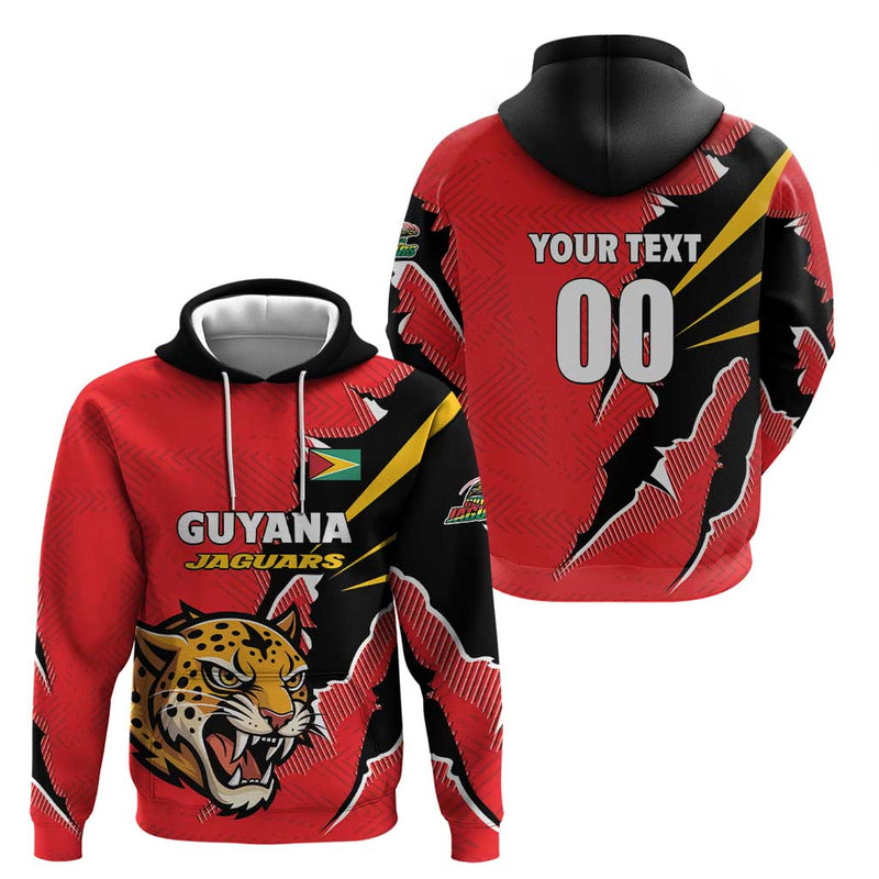 Custom Cricket Guyana Jaguars Go Champion Hoodie