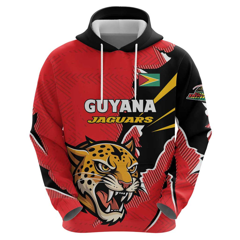 Custom Cricket Guyana Jaguars Go Champion Hoodie