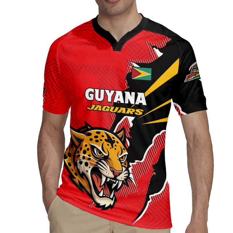 Custom Cricket Guyana Jaguars Go Champion Rugby Jersey