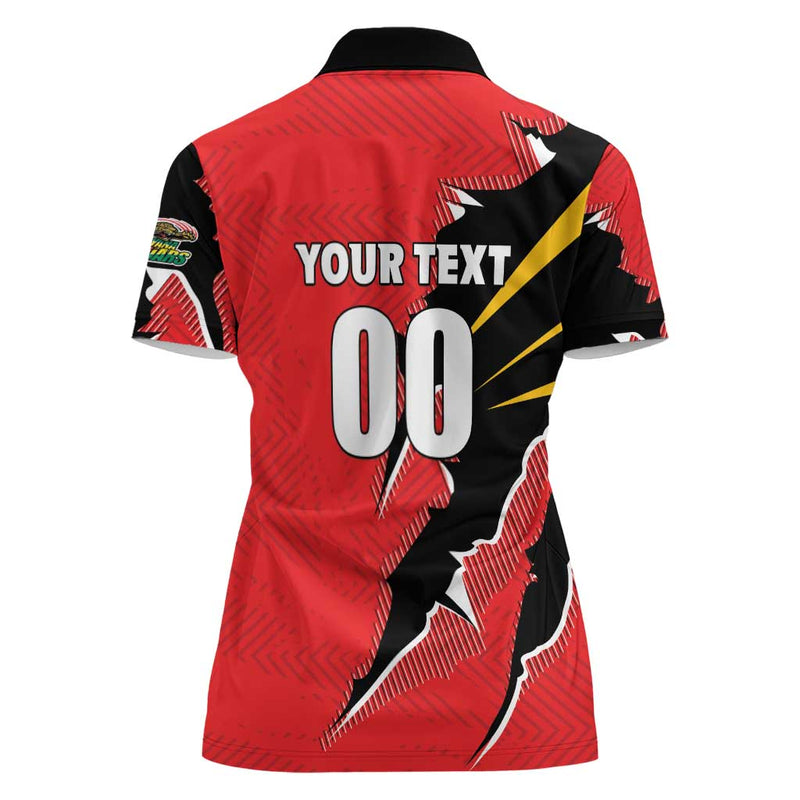 Custom Cricket Guyana Jaguars Go Champion Women Polo Shirt