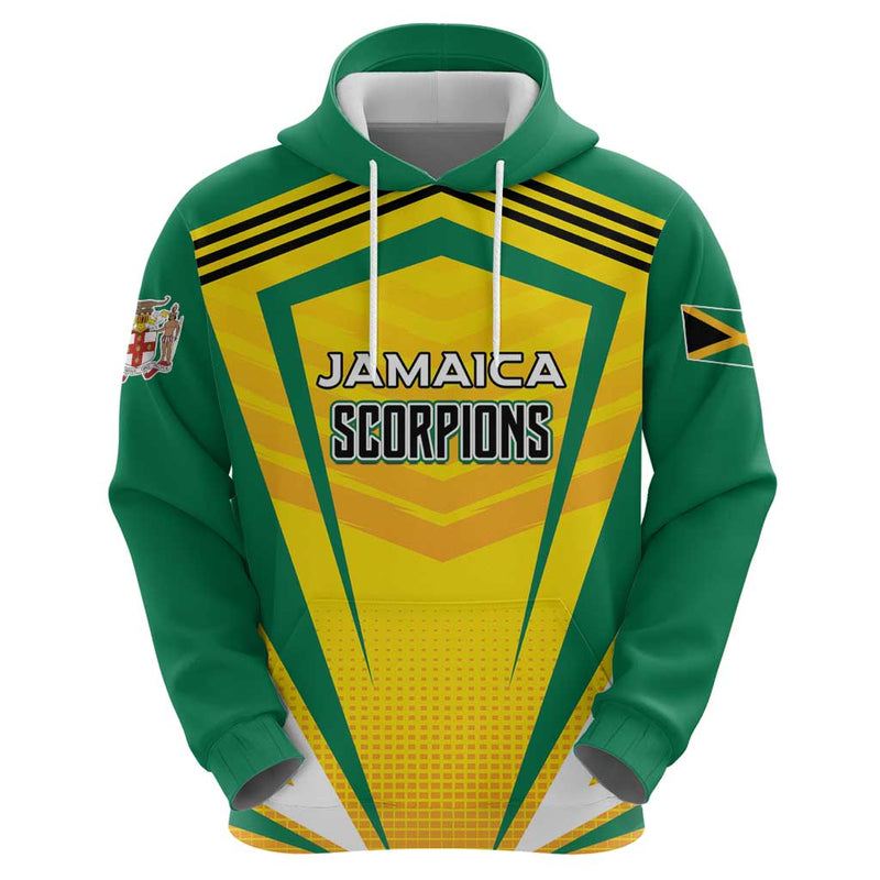 Custom Cricket Jamaica Scorpions We Made Legends Hoodie