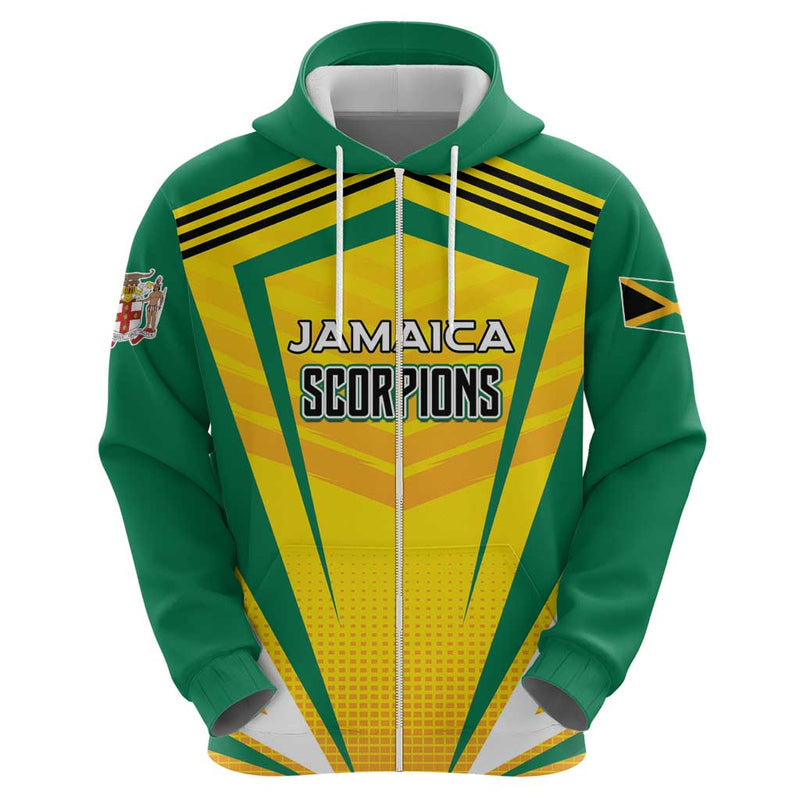 Custom Cricket Jamaica Scorpions We Made Legends Hoodie