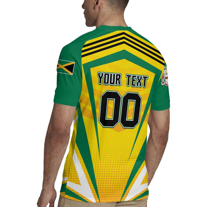 Custom Cricket Jamaica Scorpions We Made Legends Rugby Jersey