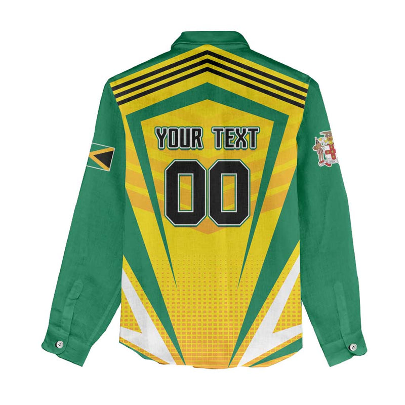 Custom Cricket Jamaica Scorpions We Made Legends Women Casual Shirt