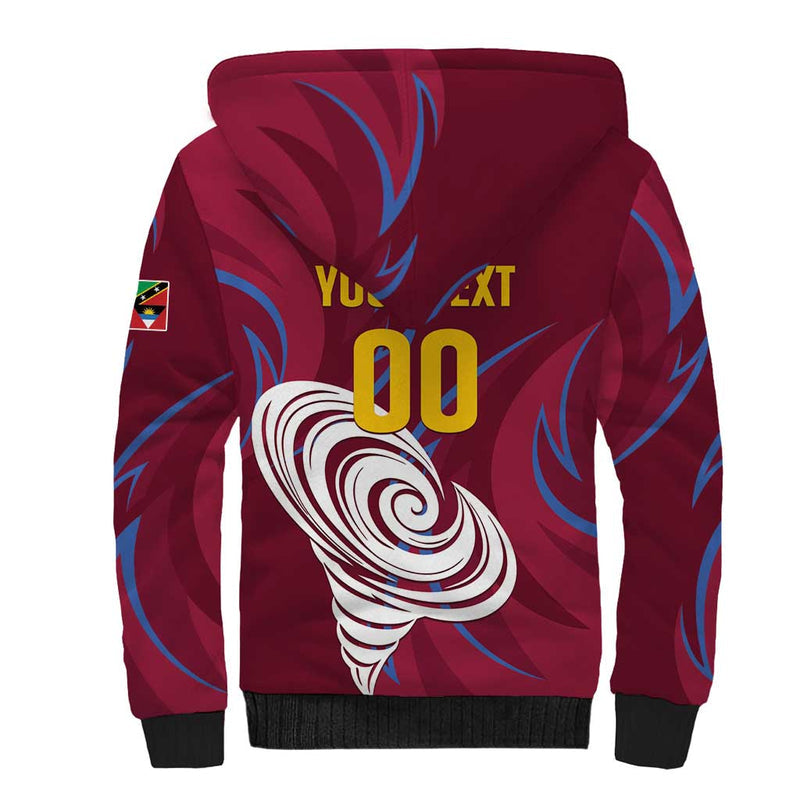 Custom Cricket Leeward Hurricanes Come On Hurricanes Boys Sherpa Hoodie
