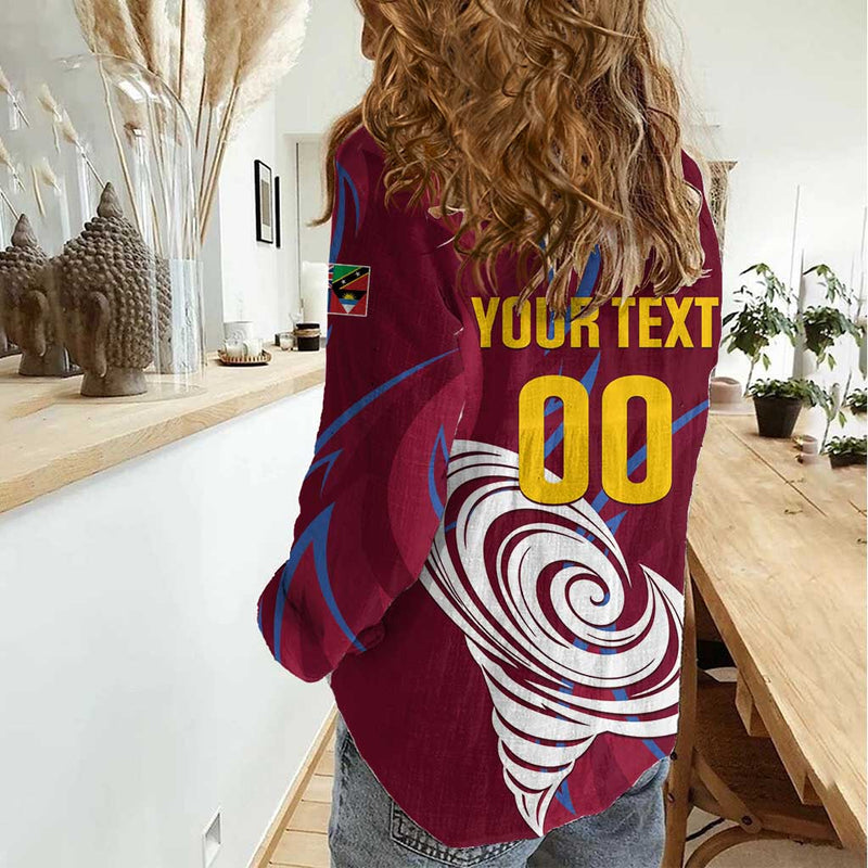Custom Cricket Leeward Hurricanes Come On Hurricanes Boys Women Casual Shirt