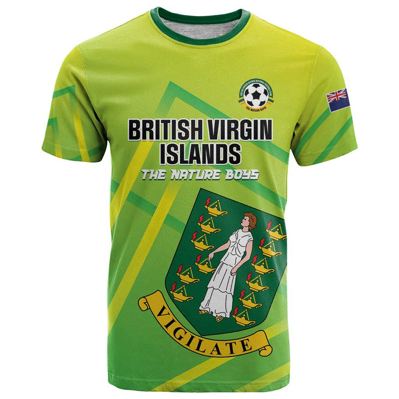 Custom British Virgin Islands Football Come On The Nature Boys T Shirt
