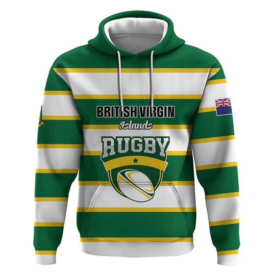 Custom British Virgin Islands Rugby Team BVI Go Champions Hoodie
