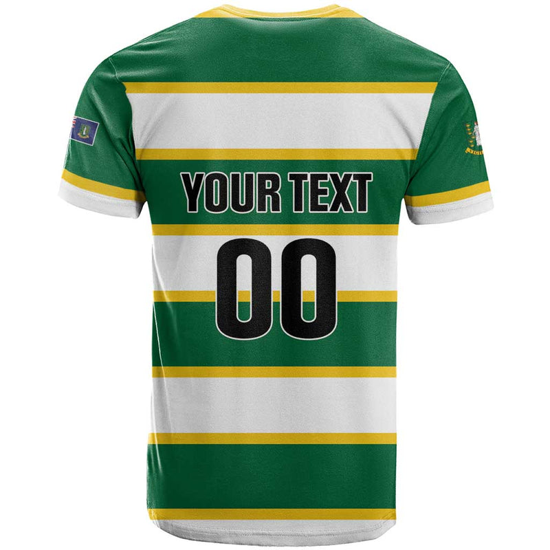 Custom British Virgin Islands Rugby Team BVI Go Champions T Shirt