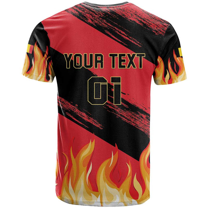 Custom Belgium 2024 Football Go De Rode Duivels T Shirt