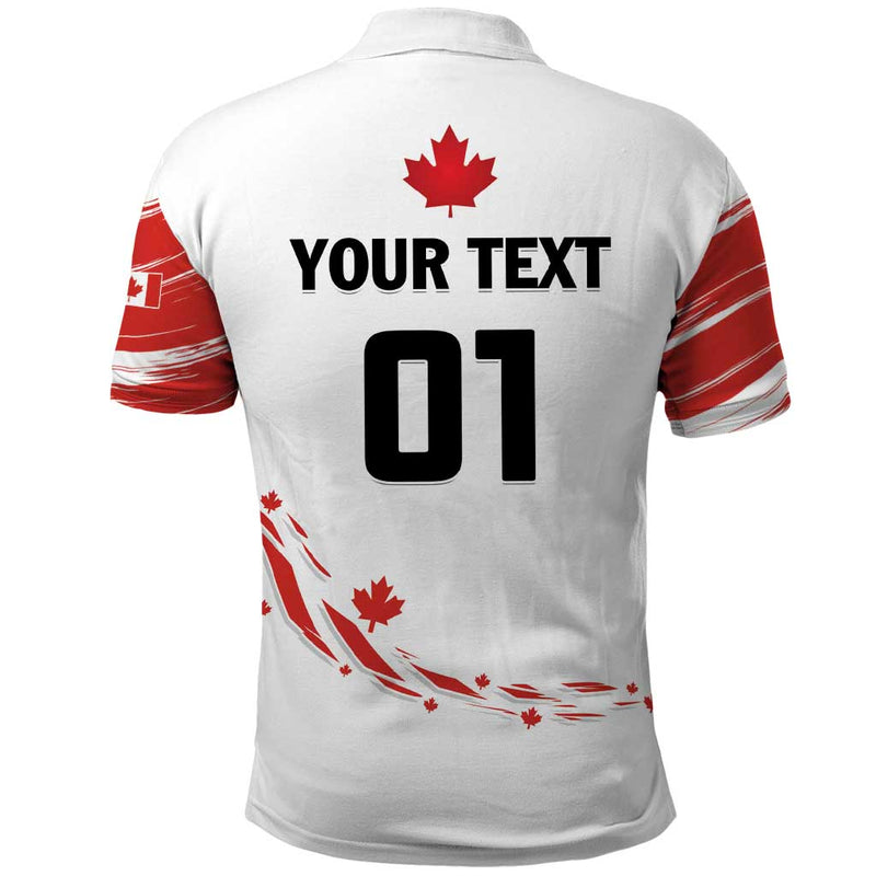 Custom Canada Hockey Canada Owns Hockey Polo Shirt